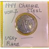 Image 1 : 1944 WW2 Chrome Steel Coin