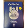 Image 1 : Canada 5 Cent Coin Folder