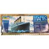 Image 2 : Lot Toys Titanic Plastic Model Ship, Helicopter Toys