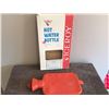 Image 2 : Vintage Canadian made rubber hot water bottle in original box.