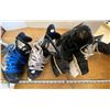 Image 1 : 2x pairs of skates - Size 5D CCM SE Zone 88 good condition, #2 Bauer Air 70 size unknown likely 8 ½,