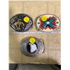 Image 1 : (3) Belt Buckles
