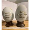 Image 3 : (6) Avon Eggs With Wooden Stands