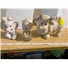 Image 1 : "Precious Moment" Elephant + Pig + Cow decorative Pieces
