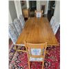 Image 3 : Dining Table + 10 Chairs 7'L x 3.5'W x 2.75'H