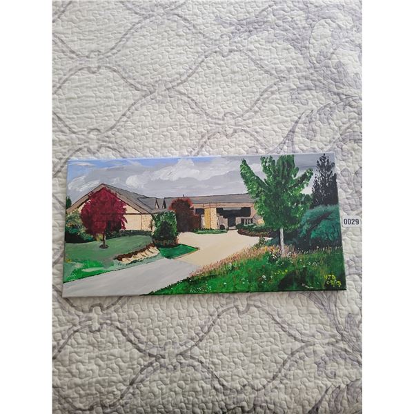 "West Kelowna" Canvas Painting by HJB 24"W x 12"H