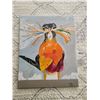 Image 1 : Bird Canvas Painting by HJB 16"W x 20"H