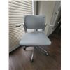 Image 1 : Grey Arm Chair on Wheels