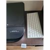 Image 2 : Apple keyboard and HP Printer with paper and ink cartridge