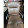 Image 1 : Brown Office Chair on Wheels