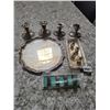Image 1 : E.P. Candlesticks, Napkin Cuffs, S+P Shakers, Serving Tray