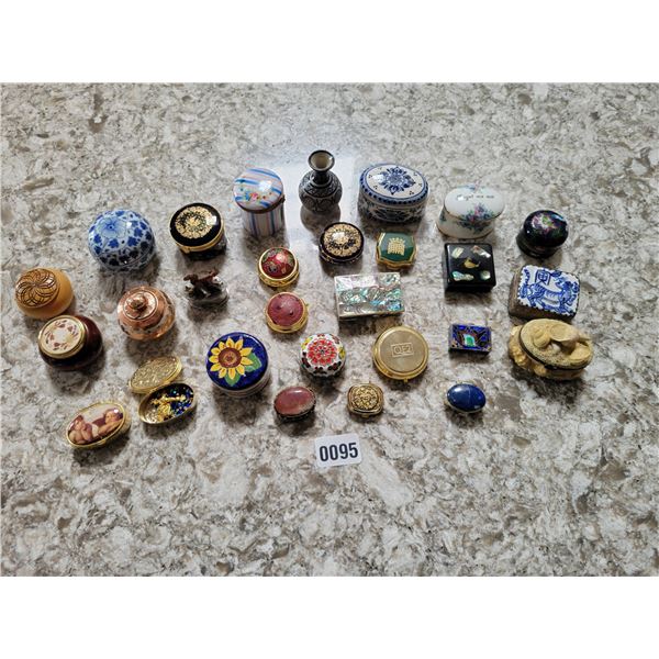Assorted Collection of Mini Jars & Rosery's
