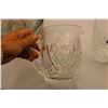Image 2 : Waterford Donegal Lead Crystal Glass, Pitcher + Glass Fruit Basket with 16 glass Furniture Movers
