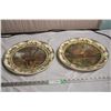 Image 1 : Royal Doulton African Series Waterbuck + Lion Collector Plates 13.5" Diameter
