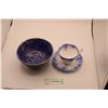 Image 1 : Royal Albert Dainty Blue Cup+Saucer + English Spongeware  Bowl