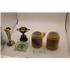 Image 1 : Hallmarked Curling Trophy (sterling?) 1936 , Vintage Saskatoon Ashtray BC Canada Beer Mug + other st