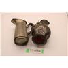 Image 2 : Pewter Creamer + Etainpur German Ceramic Pitcher with Pewter Base + Lid