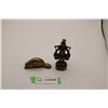 Image 1 : Brass Beaver + Copper Statue (small)