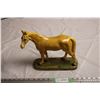 Image 1 : Chalkware Ceramic Horse (11" x 10.5")