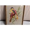 Image 2 : Fred Hudson Embroidered Bird Picture (16"x12")