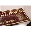 Image 2 : Saskatchewan Wheat Province Tin License Plate