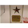 Image 2 : 1979 Seagrams Five Star Liquor Bottle + 5-star Shotglass