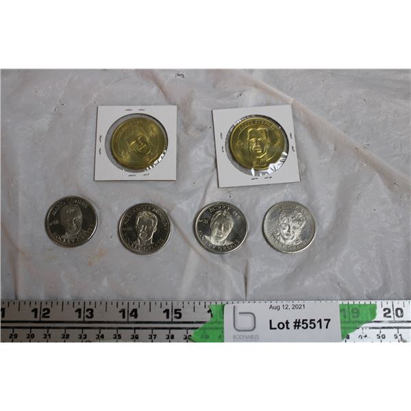 1998 Hockey Coins - Lemieux, Roy, Jagr, Mogilny, Stevens, Lindros