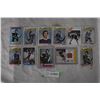 Image 1 : Borje Salming Certified Board card + various Maple leafs vintage cards