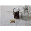 Image 3 : Vintage Bottles - Vinegar Cruet + Heinz bottle, Fitch Lanolin