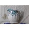 Image 4 : Colonial Pottery (ruskin) Pitcher, misc pitcher, 2 staffordshire iron stone plates