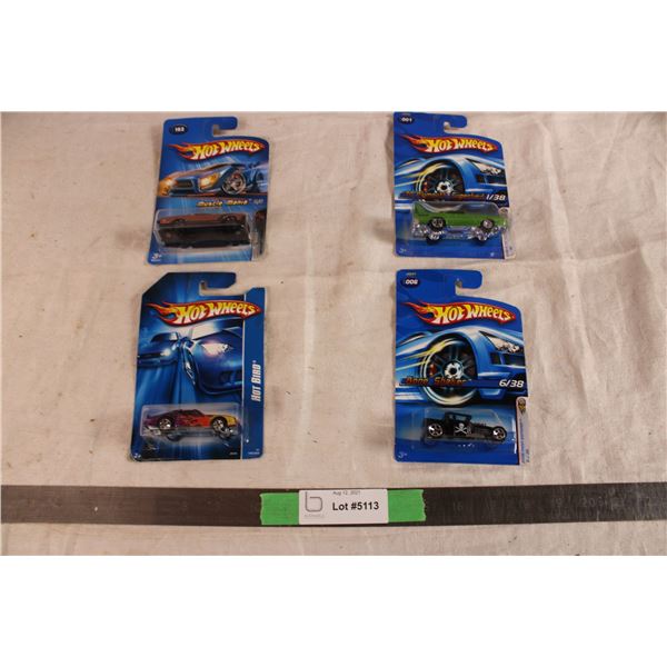 (2X THE MONEY) Hot Wheels Cars (4 Cars)