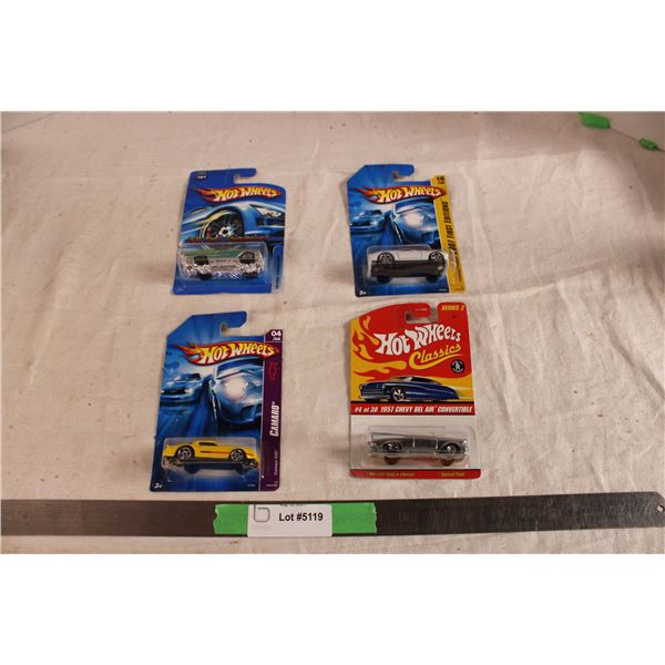 (2X THE MONEY) Hot Wheels Cars (4 Cars)