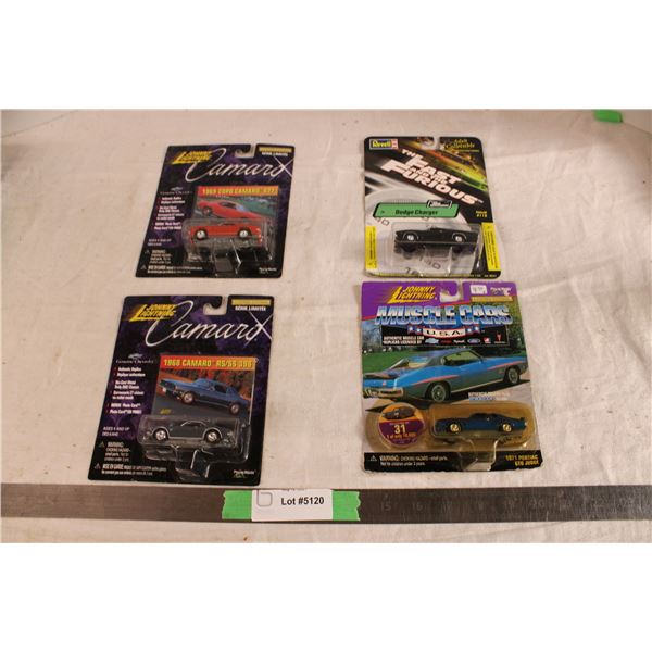 (2X THE MONEY) Johnny Lightning and Revell Cars (4 Cars)