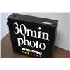 Image 2 : 30 Minute Photo Sign Lights Up 24" x 24"