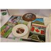 Image 1 : Saskatchewan Books with Glass Collector Plate