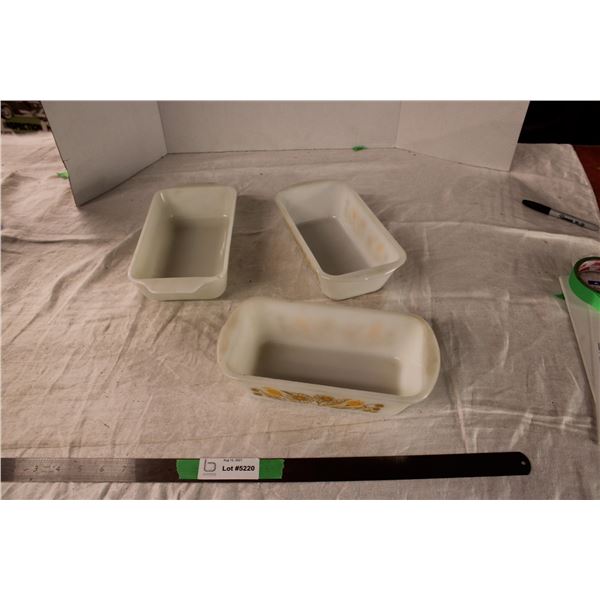 Fire King and Glasbake Casserole Dishes