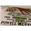Image 2 : Powell Muffler Carbon Monoxide Sign Enamel 24" x 18"