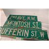 Image 1 : (3X THE MONEY) Street Name Road Signs