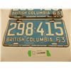 Image 2 : Pair of 1963 BC LIcense Plates