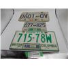Image 1 : (3) BC License Plates (one is a commercial trailer plate)