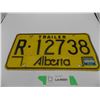Image 1 : Alberta Trailer Plate with 1982 sticker