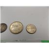 Image 4 : 1960 Canadian Silver Dime, 1967 Silver Quarter, 1967 Dime