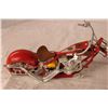 Image 2 : Toy Model Copper Orange County Motorcycle (Noise Making)