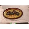 Image 1 : American Motorcycle Wall Plaque 22" x 17"