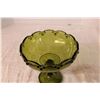 Image 2 : Green Glass Bowl / Candy Dish