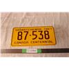 Image 1 : 1967 Canada Centennial Saskatchewan Licence Plates