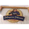 Image 2 : Players please advertising glass Window in Wooden Frame 28" x 28"