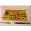 Image 1 : Hartford Fire Insurance Tin Sign