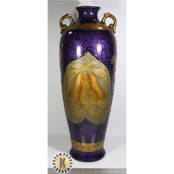 DECORATIVE VASE- PURPLE 24"