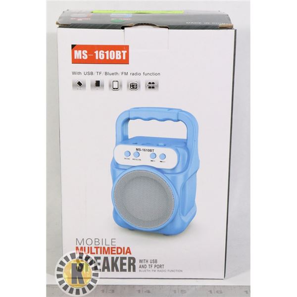 BLUETOOTH PORTABLE SPEAKER